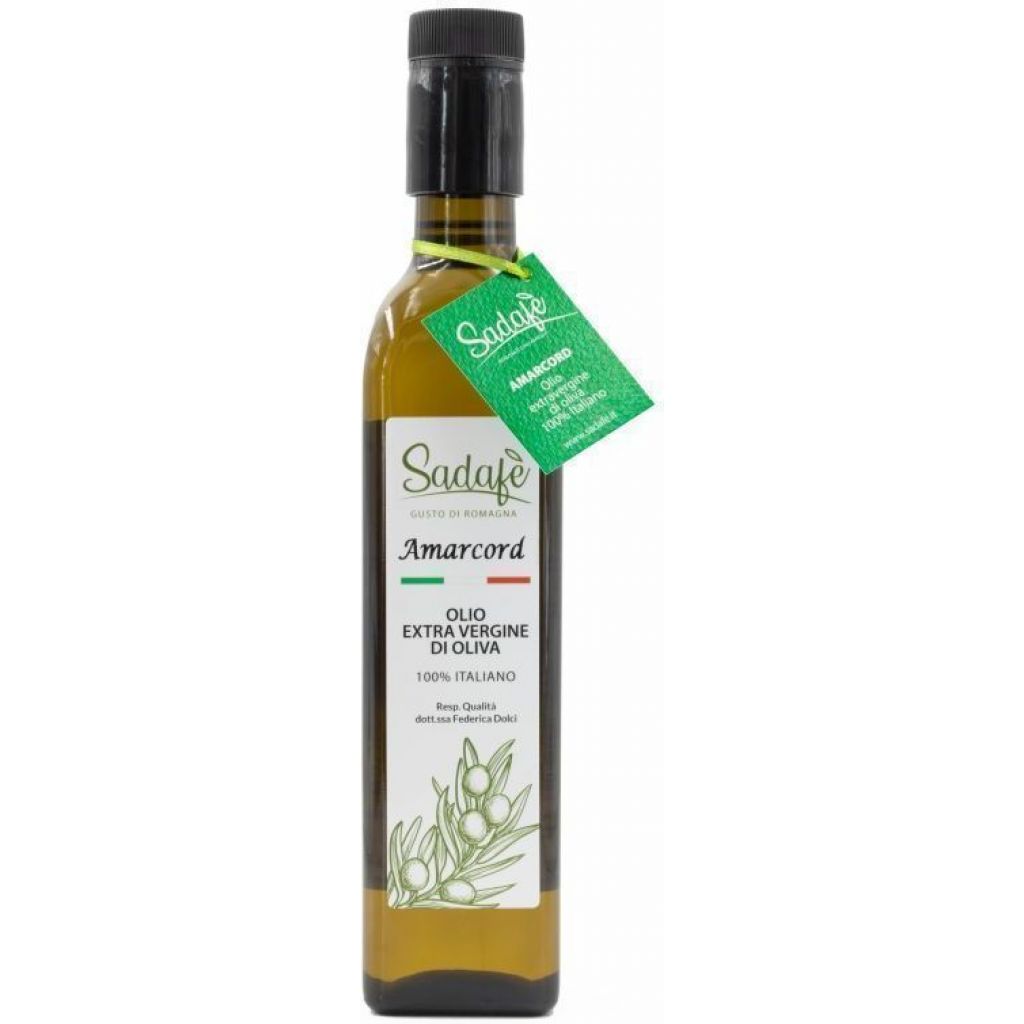 BOTTIGLIA VETRO SCURO DA 750ml OLIO EXTRAVERGINE DI OLIVA AMARCORD