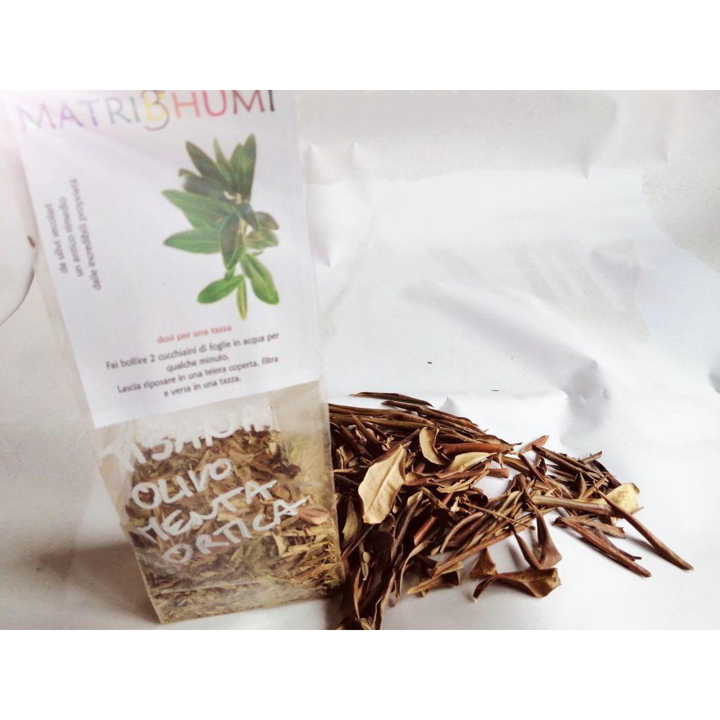 TISANA FOGLIE DI OLIVO MENTA E ORTICA