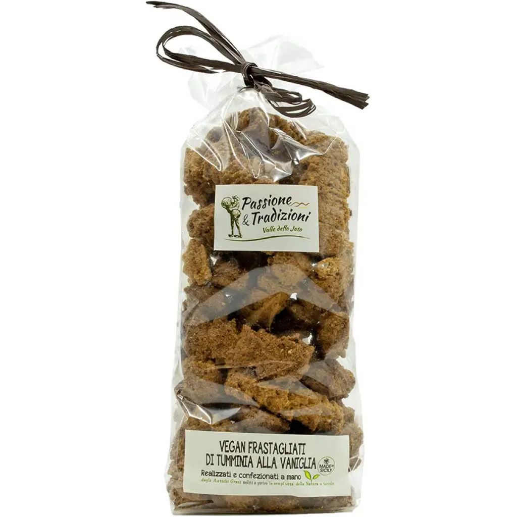 Biscotti Vegani Frastagliati di Tumminia alla Vaniglia 350gr