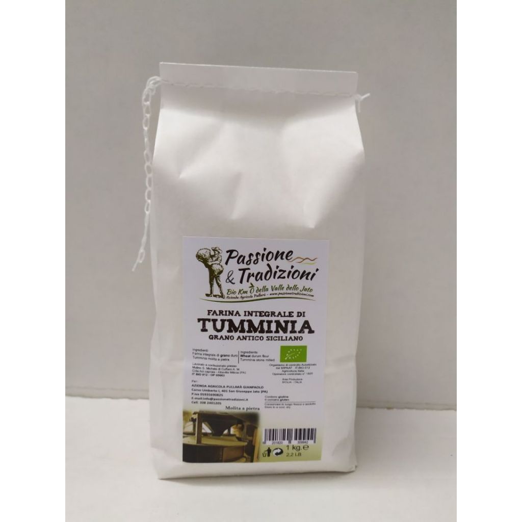 Farina Bio di Timilia (Tumminia) Integrale Molita a Pietra 1Kg