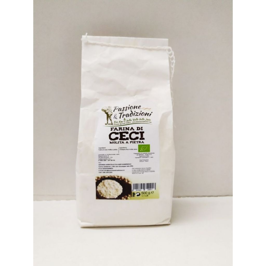 Farina Bio di Ceci Molita a Pietra 500gr