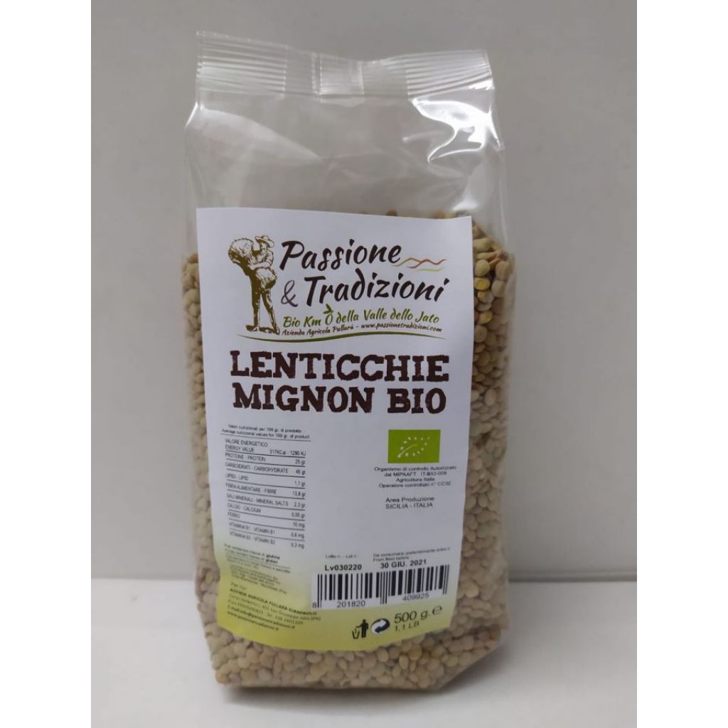 Lenticchie Mignon Bio da 500gr