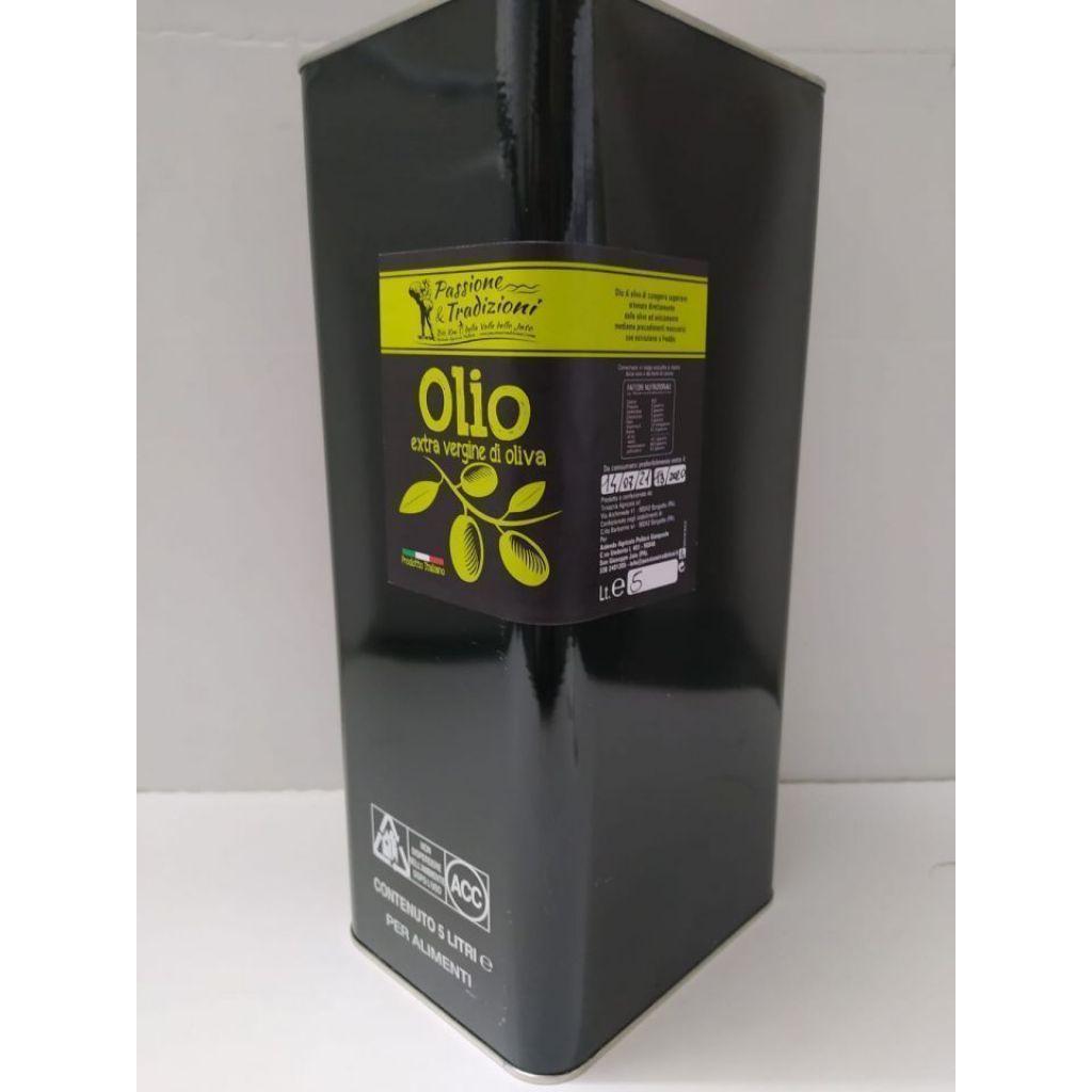 Latta da 5lt di Olio ExtraVergine d'Oliva a Km0