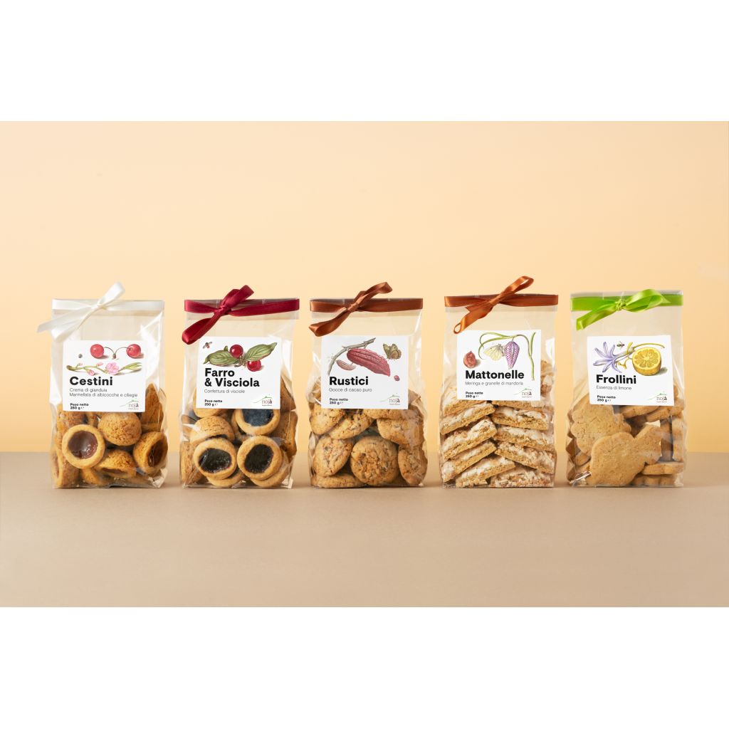 Box biscotti misti al farro monococco 5 pz. x 100 gr.