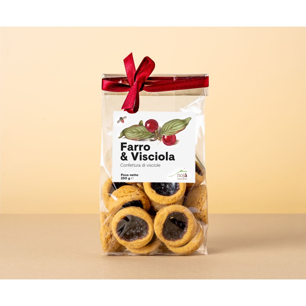 Farro e visciola 100 gr. 8 pezzi