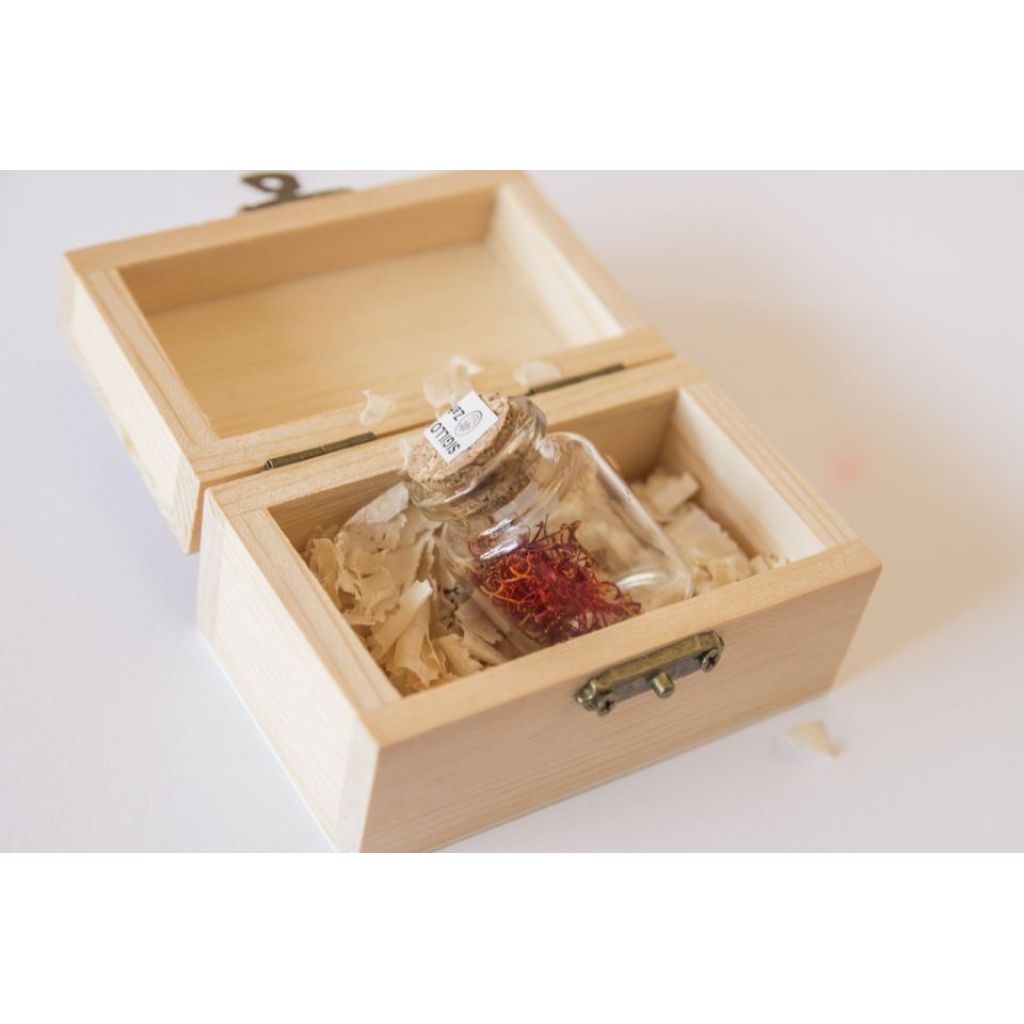 Zafferano Bio in stimmi confezionato in vetro