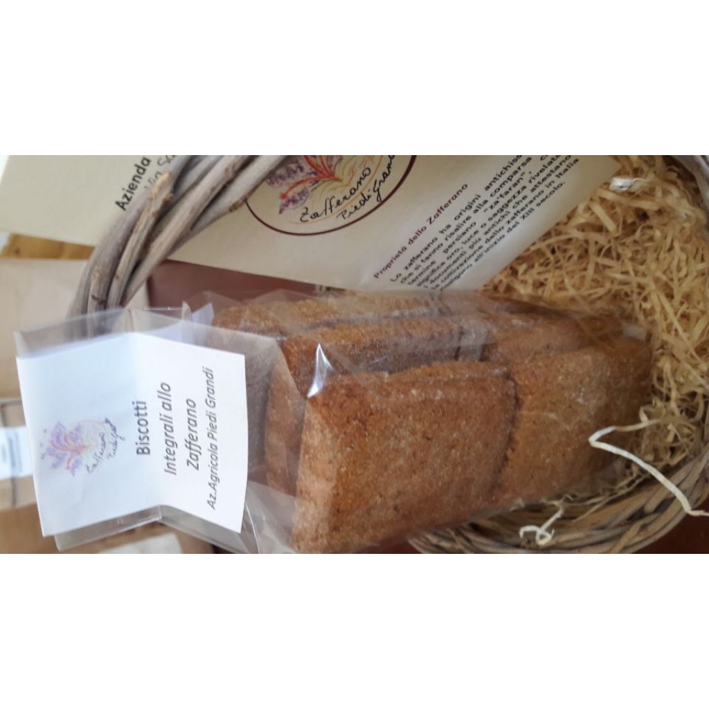 Biscotti Integrali Bio di Timilia allo Zafferano