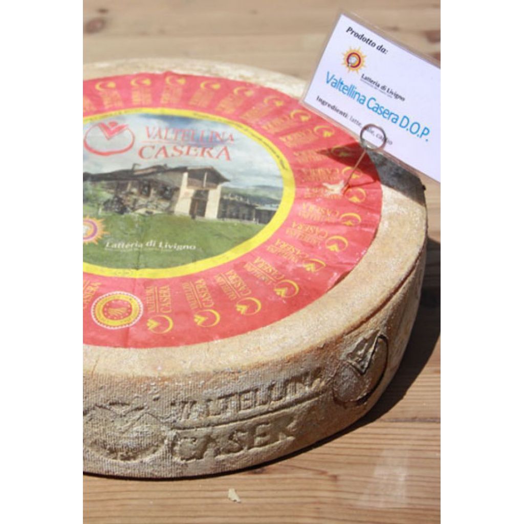Formaggio Valtellina Casera D.O.P. Stagionato fino a 8 mesi (1 forma) 4 Kg circa