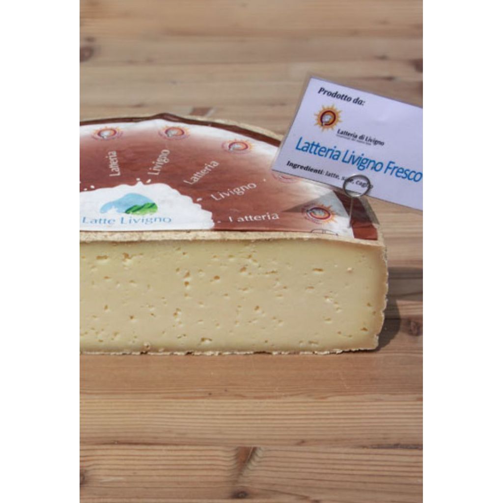 FORMAGGIO LATTERIA LIVIGNO FRESCO (&frac12; DI FORMA) 4.5 Kg ca.