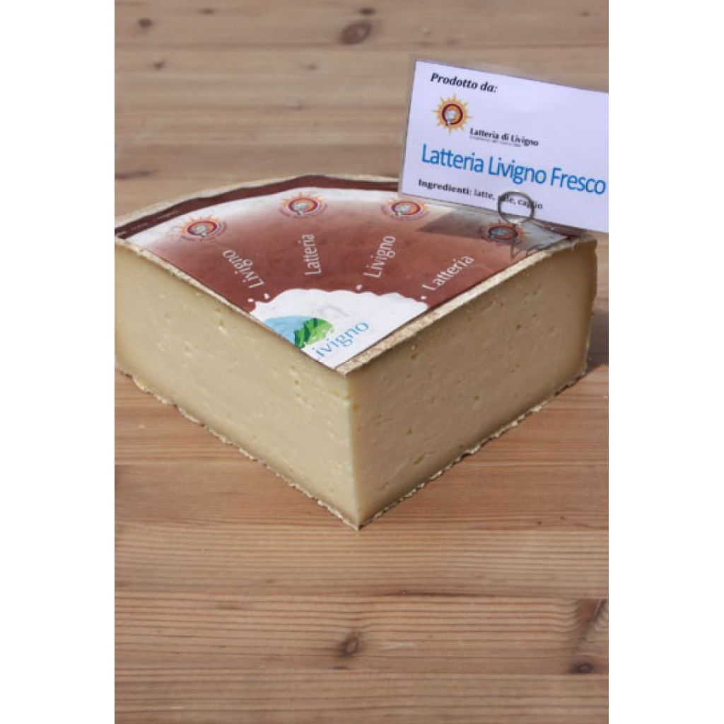 FORMAGGIO LATTERIA LIVIGNO FRESCO (&frac14; DI FORMA) 2.3 Kg ca.