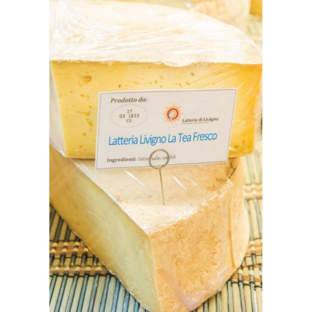 Formaggio latteria Livigno La Tea Fresco (1/8 di forma) 1.30 Kg ca.