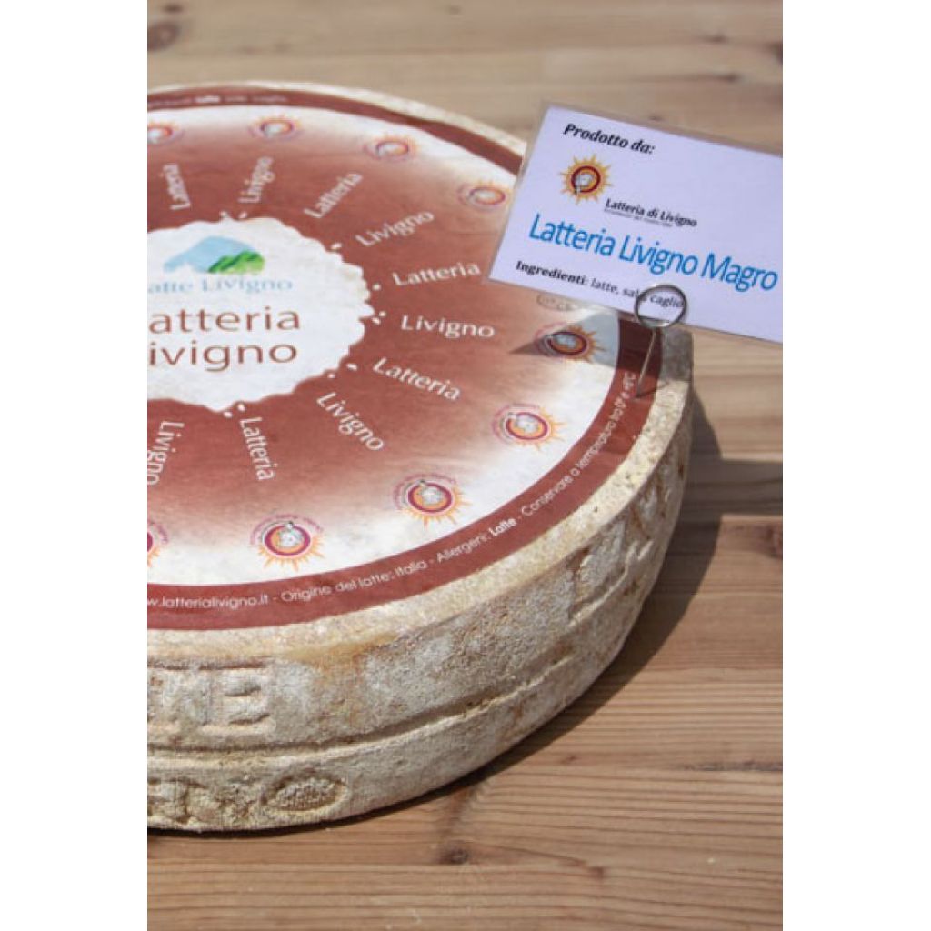 Formaggio Latteria Livigno Magro (1 forma) 9 Kg circa