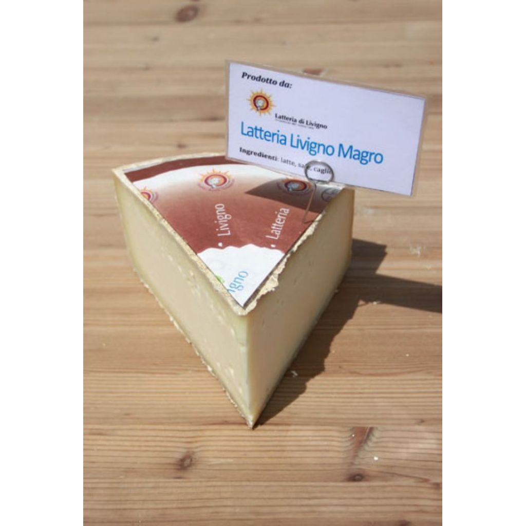 Formaggio Latteria Livigno Magro (1/8 di forma) 1.13 Kg ca.