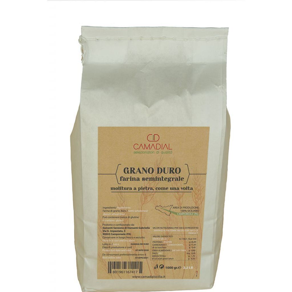 farina grano duro semintegrale