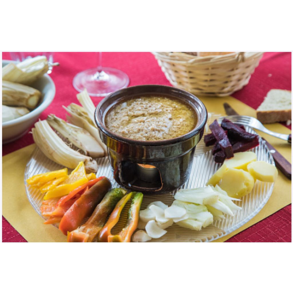 Bagna Caoda con verdure gi&agrave; pulite