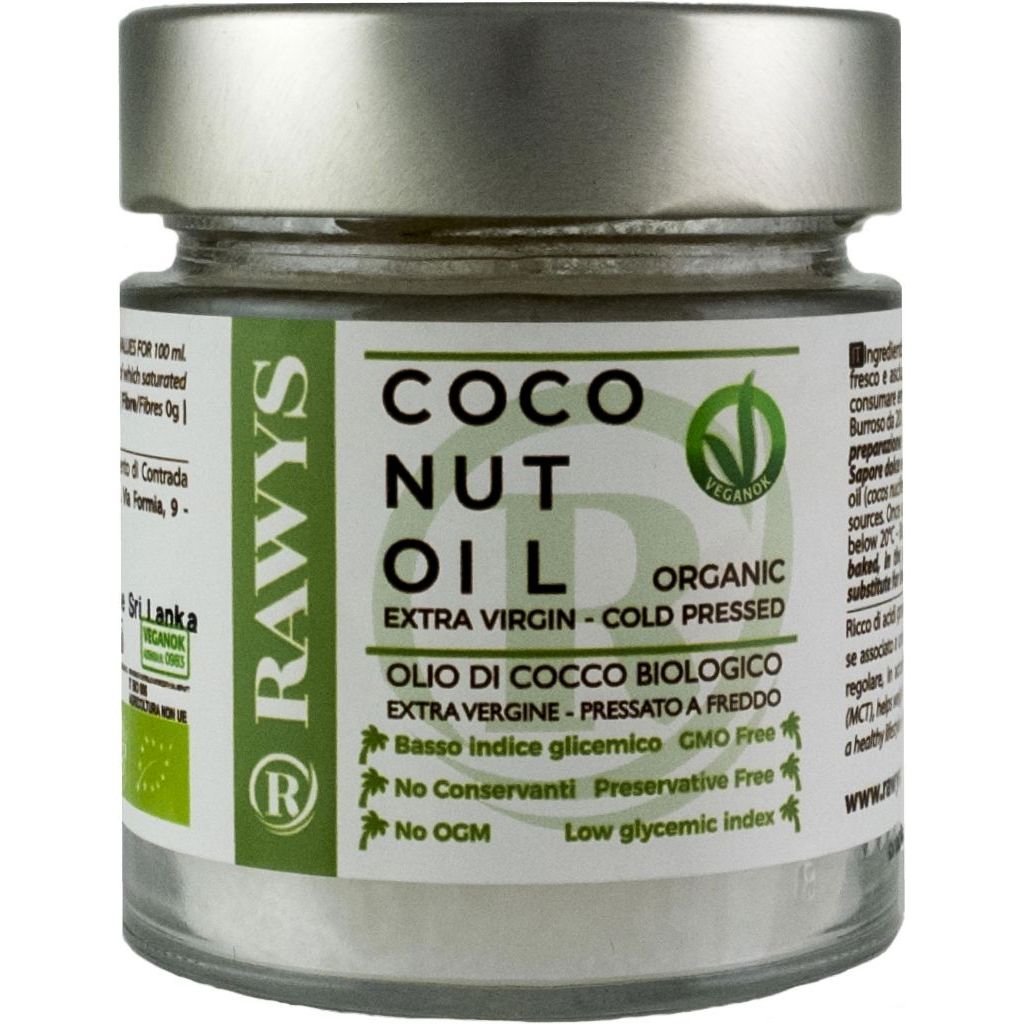 Olio di cocco BIOLOGICO extra-vergine 212ml