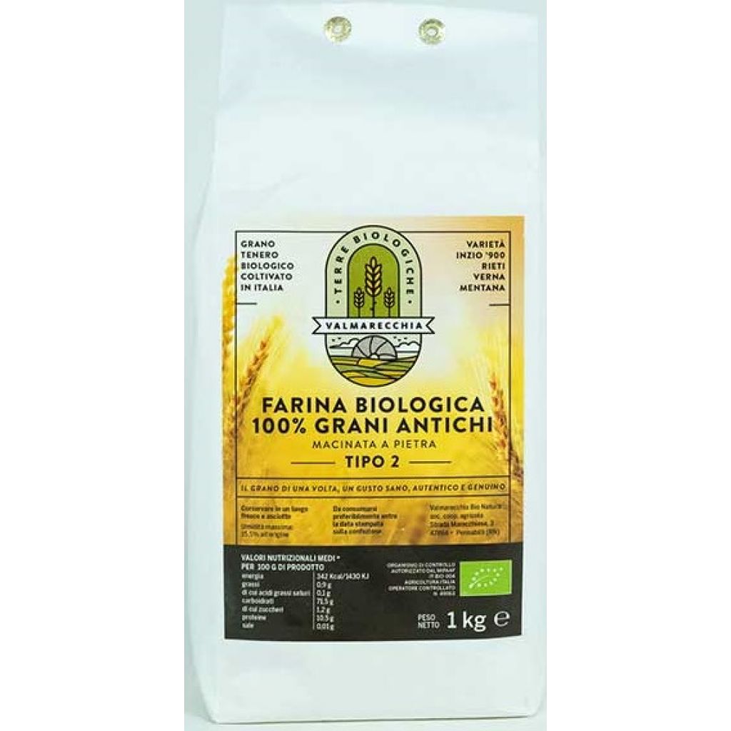FARINA tipo 2 (semintegrale) 100% GRANI ANTICHI BIO