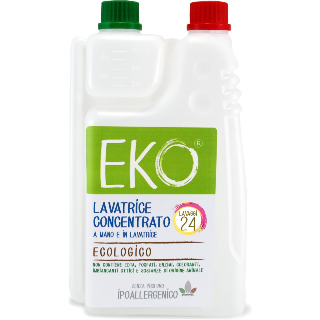 Eko detersivo ecologico lavatrice e bucato a mano 600ml - SENZA PROFUMO