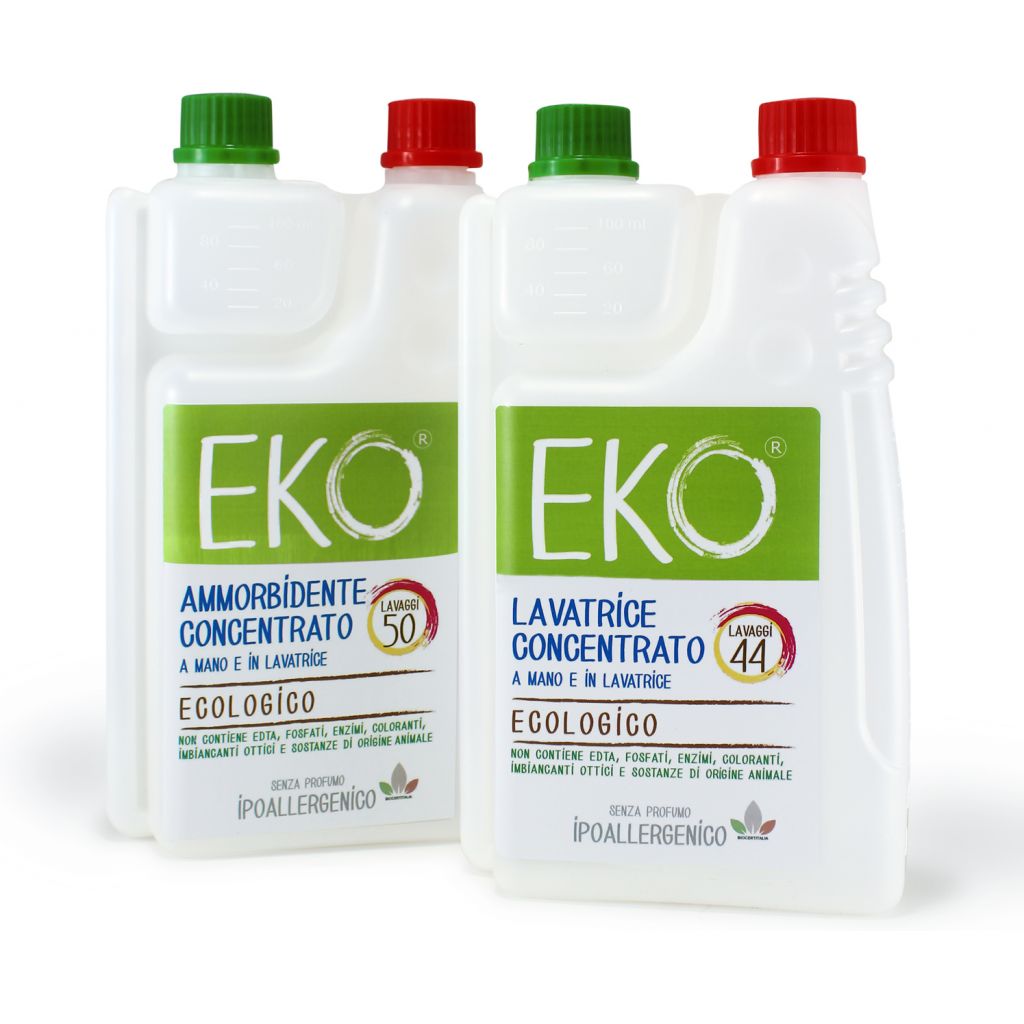 Eko kit 2 mini 44 lavaggi - SENZA PROFUMO