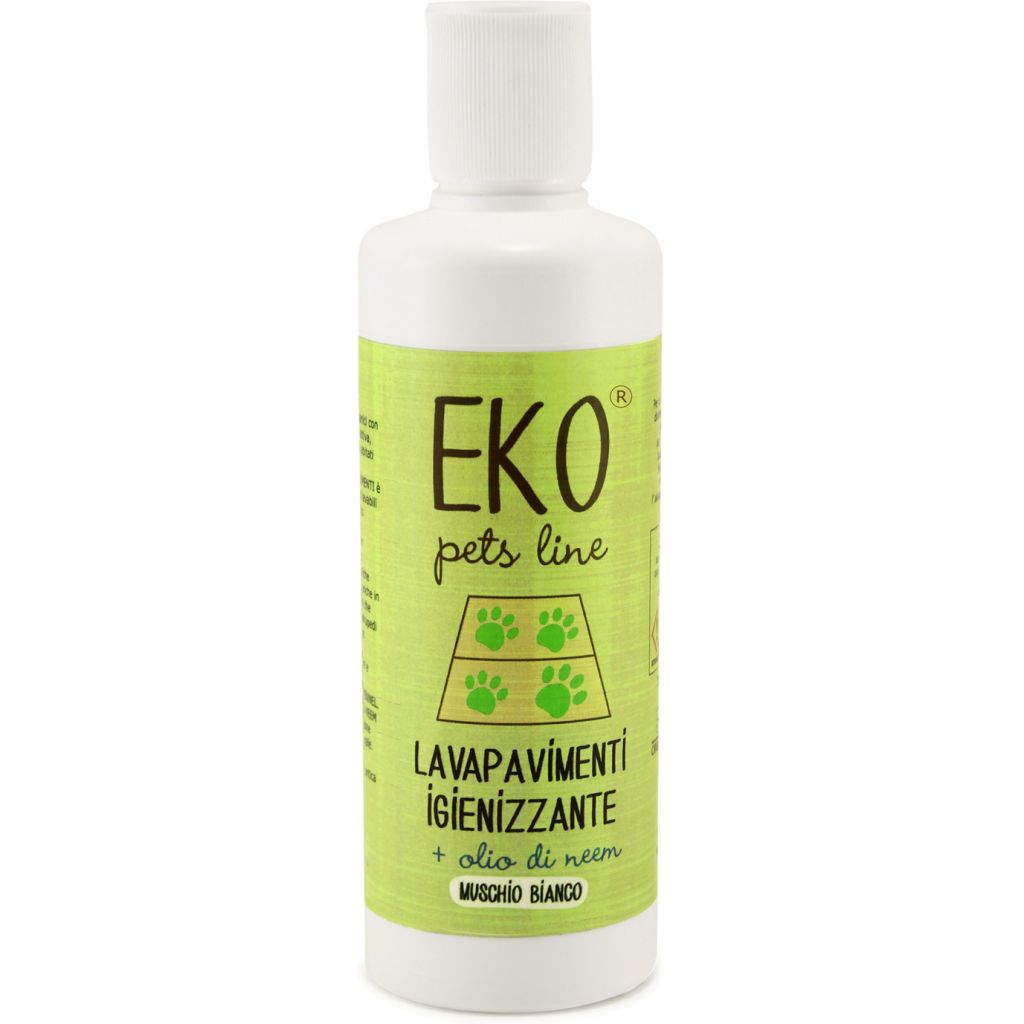 Detergente igienizzante per pavimenti con olio di neem 250ML - LINEA ANIMALI - MUSCHIO BIANCO