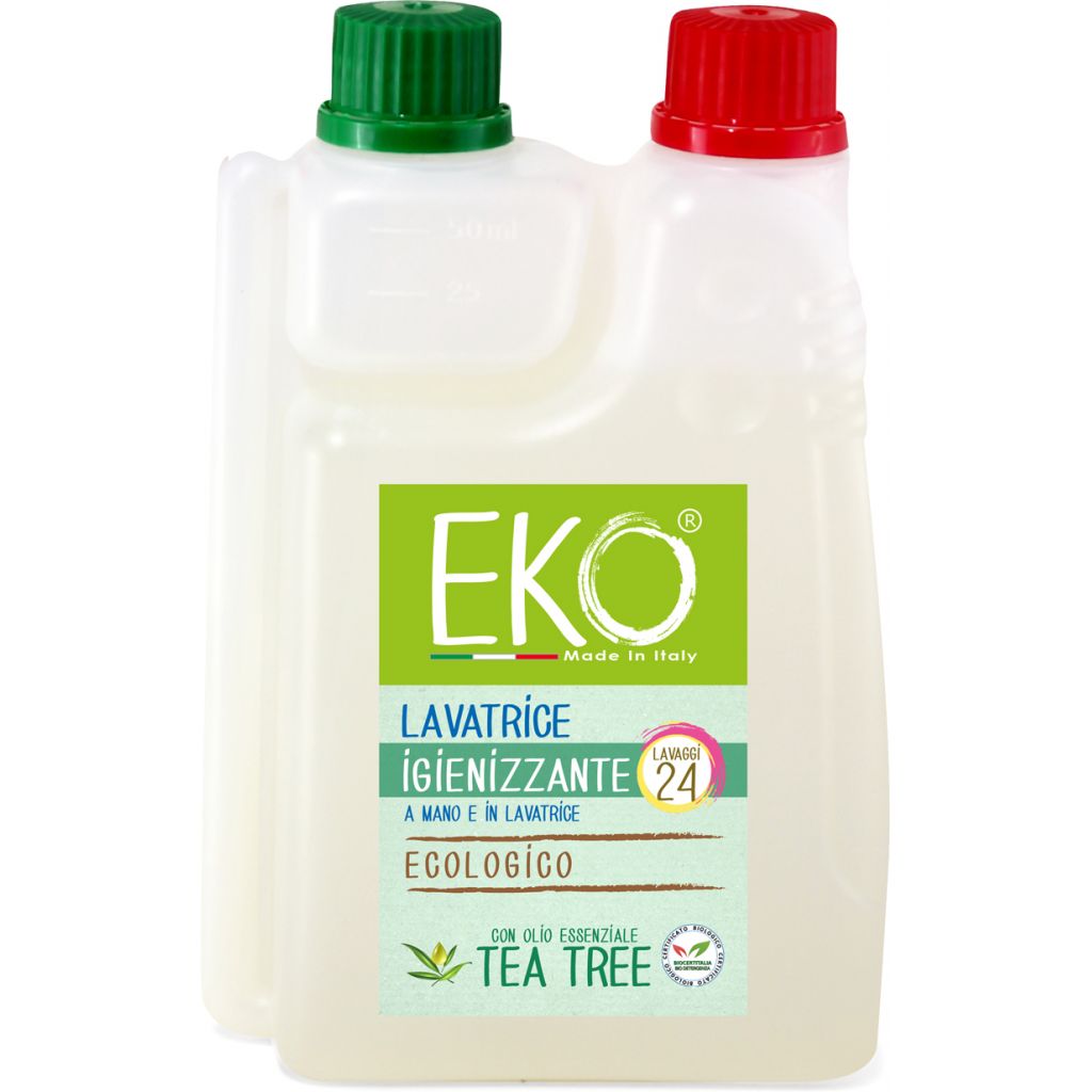 Eko detersivo lavatrice e bucato a mano tea tree 600ml
