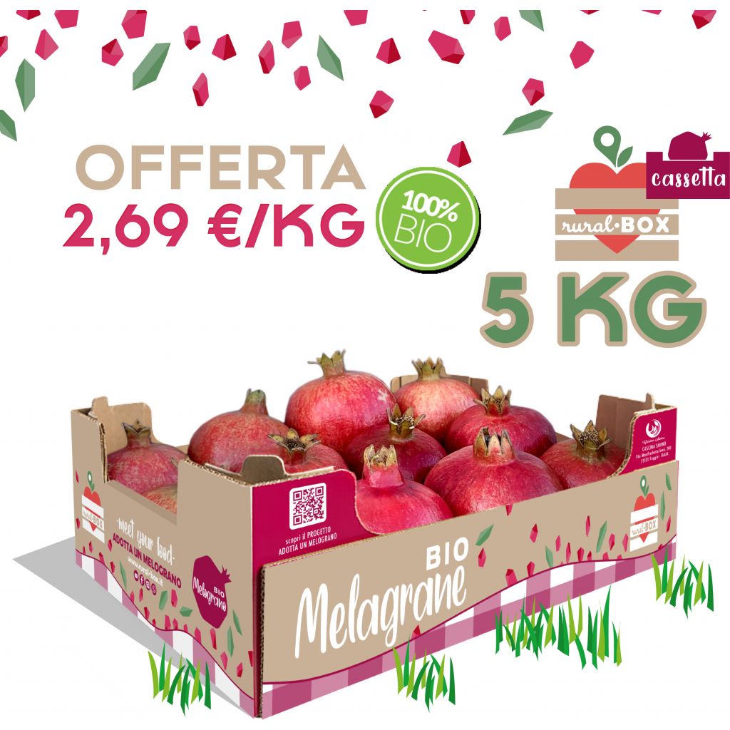 Cassetta melagrane Bio 5 Kg