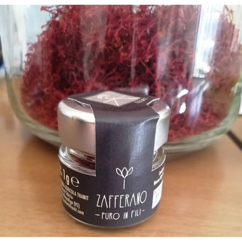 Zafferano puro in fili cf. da 1 grammo