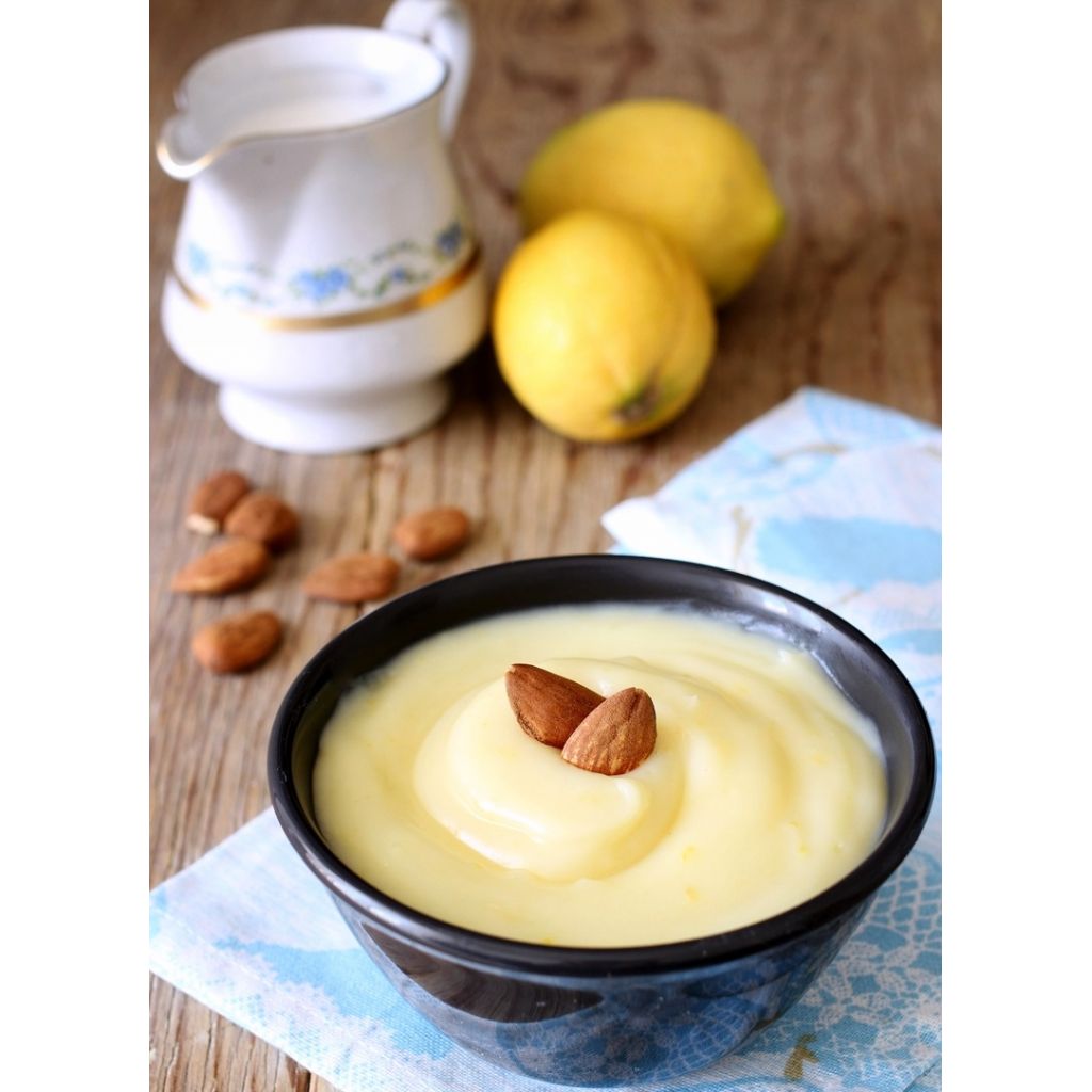 Crema spalmabile alle mandorle di Sicilia aromatizzata al limone - 220 g