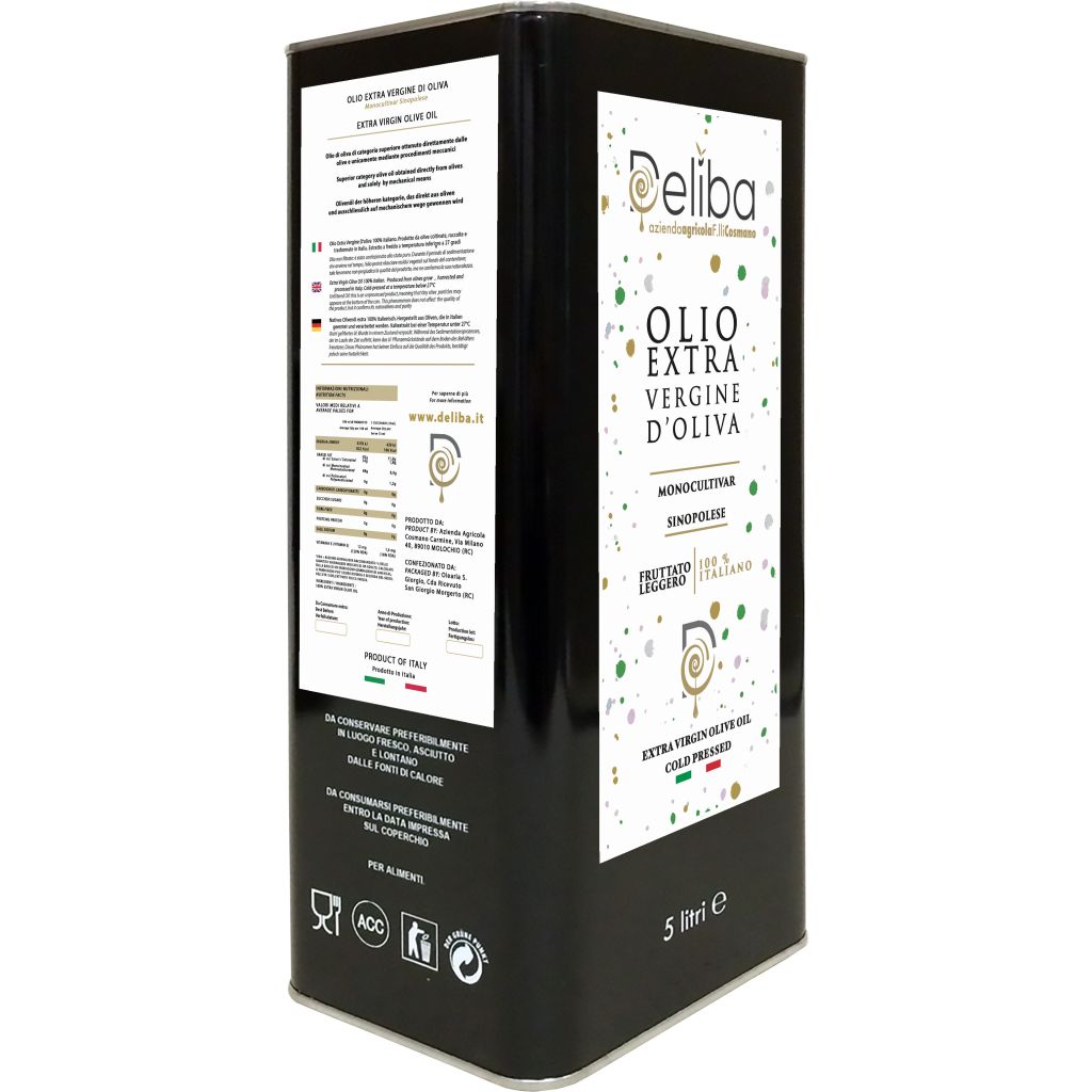 Olio Extravergine di Oliva - Latta da 5 Lt