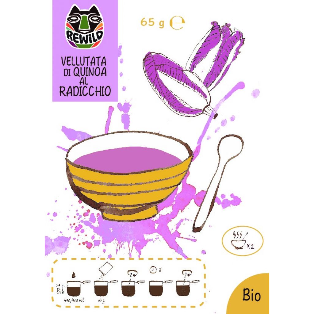 Vellutata di Quinoa al Radicchio Bio 65g