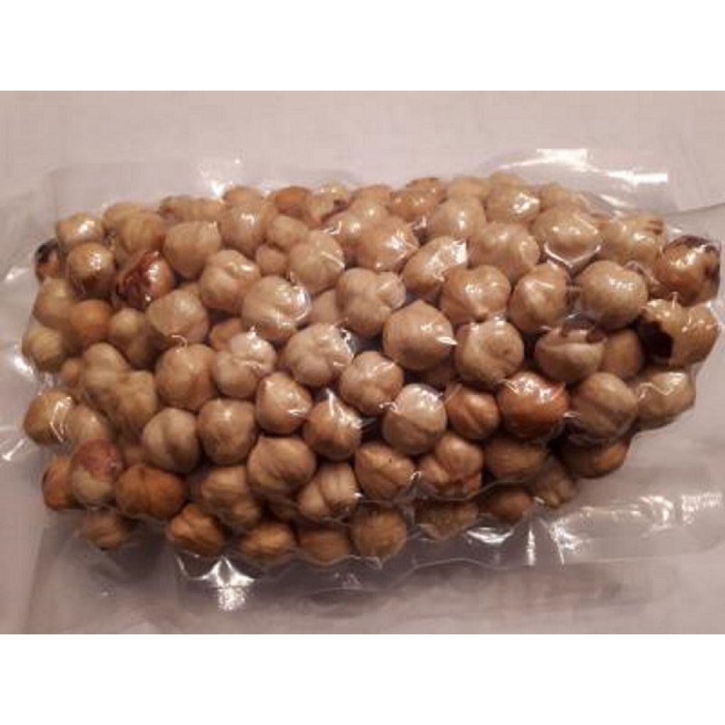 Nocciole della variet&agrave; Tonda Gentile Trilobata sgusciate e tostate (confezione sottovuoto da 250g)