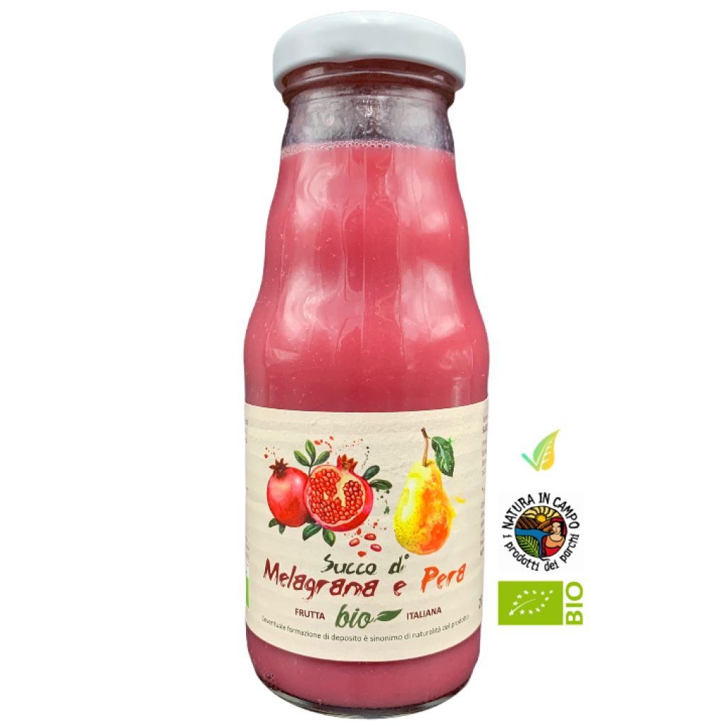 SUCCO DI MELOGRANO E PERA BIOLOGICO 200ml
