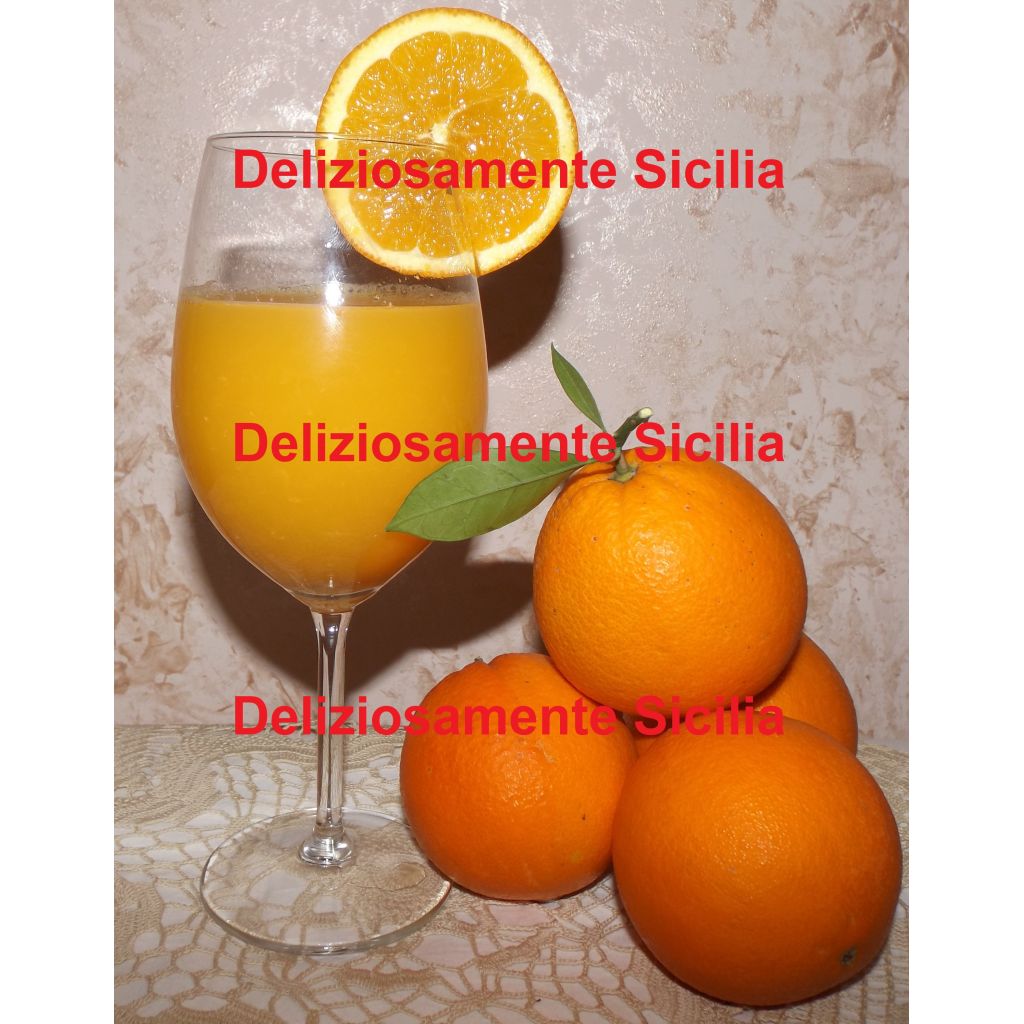 Arance bionde Navel pezzatura mista (scendialbero) di Sicilia - 20 Kg.