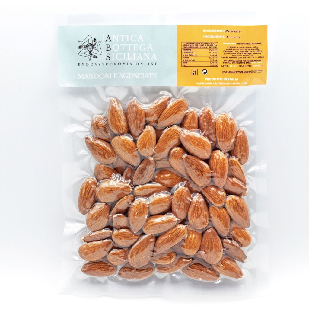 Mandorle siciliane sgusciate - 100g