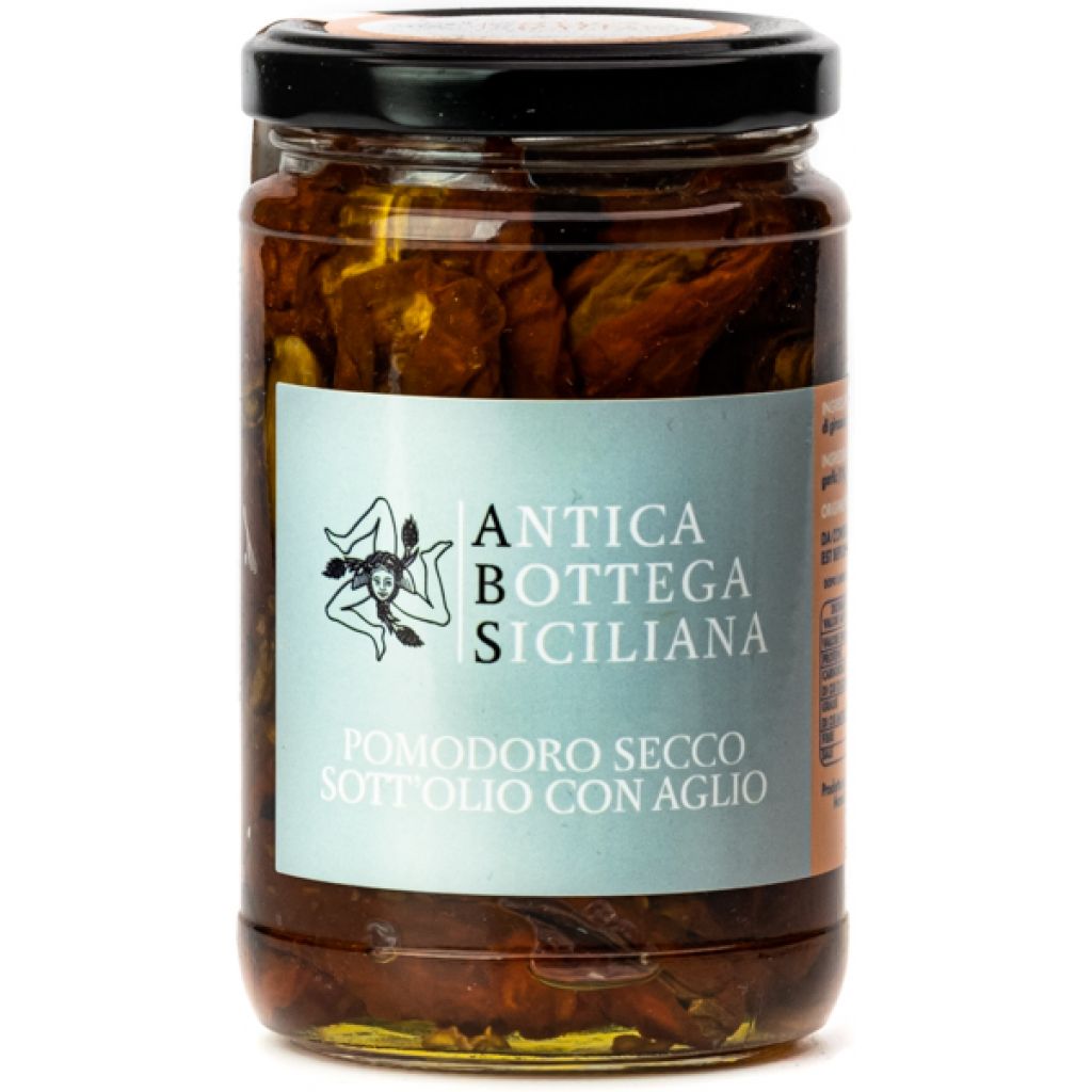 Pomodoro secco sott'olio con aglio - 280g