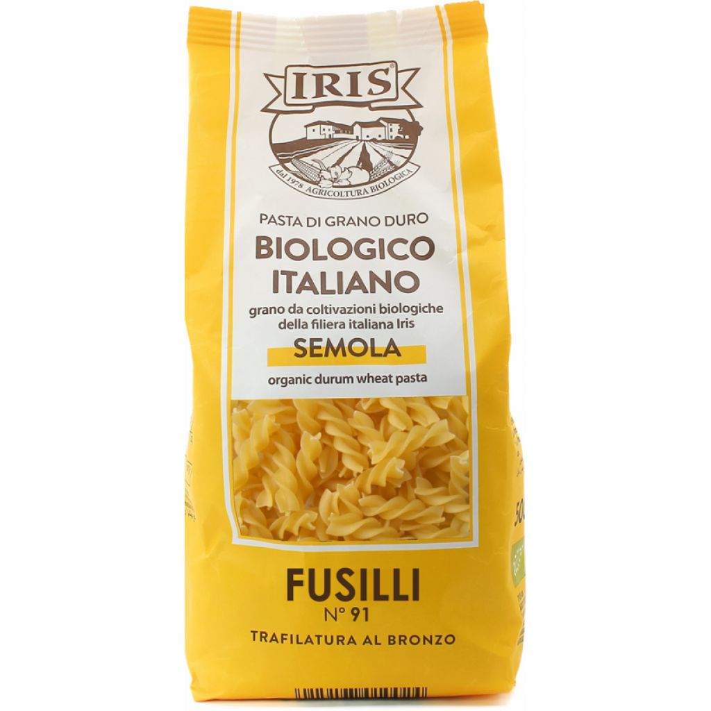 Fusilli organic semolina IRIS 500 g