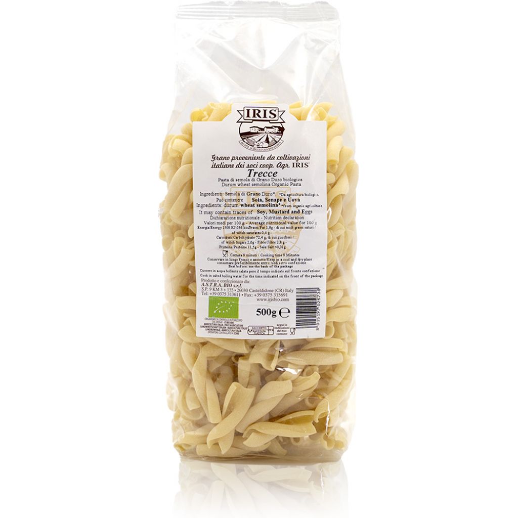 Trecce semolina organic IRIS 500 g