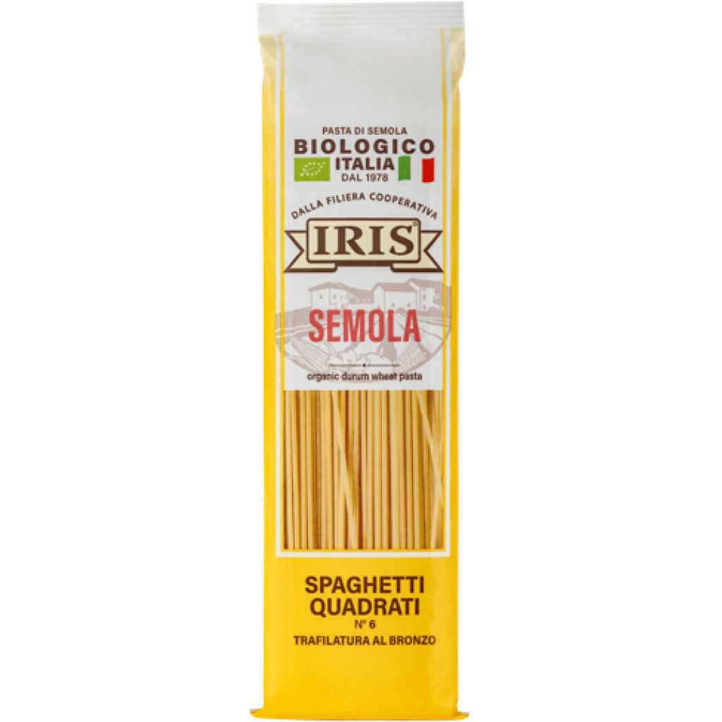 Organic semolina spaghetti IRIS 500 g