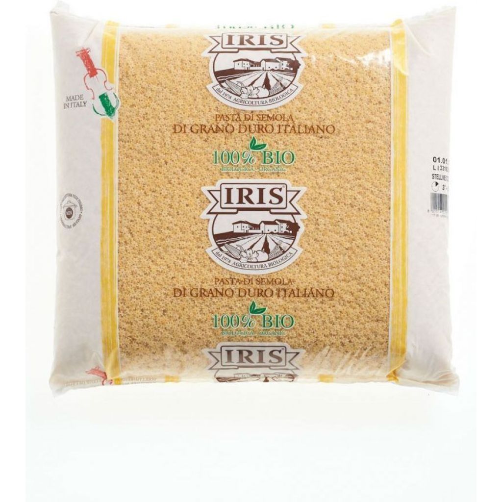 Organic semolina stars IRIS 5 Kg