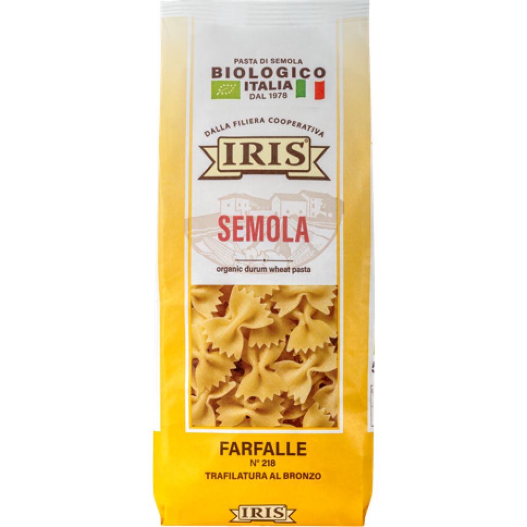 Farfalle semolina organic IRIS 500 g