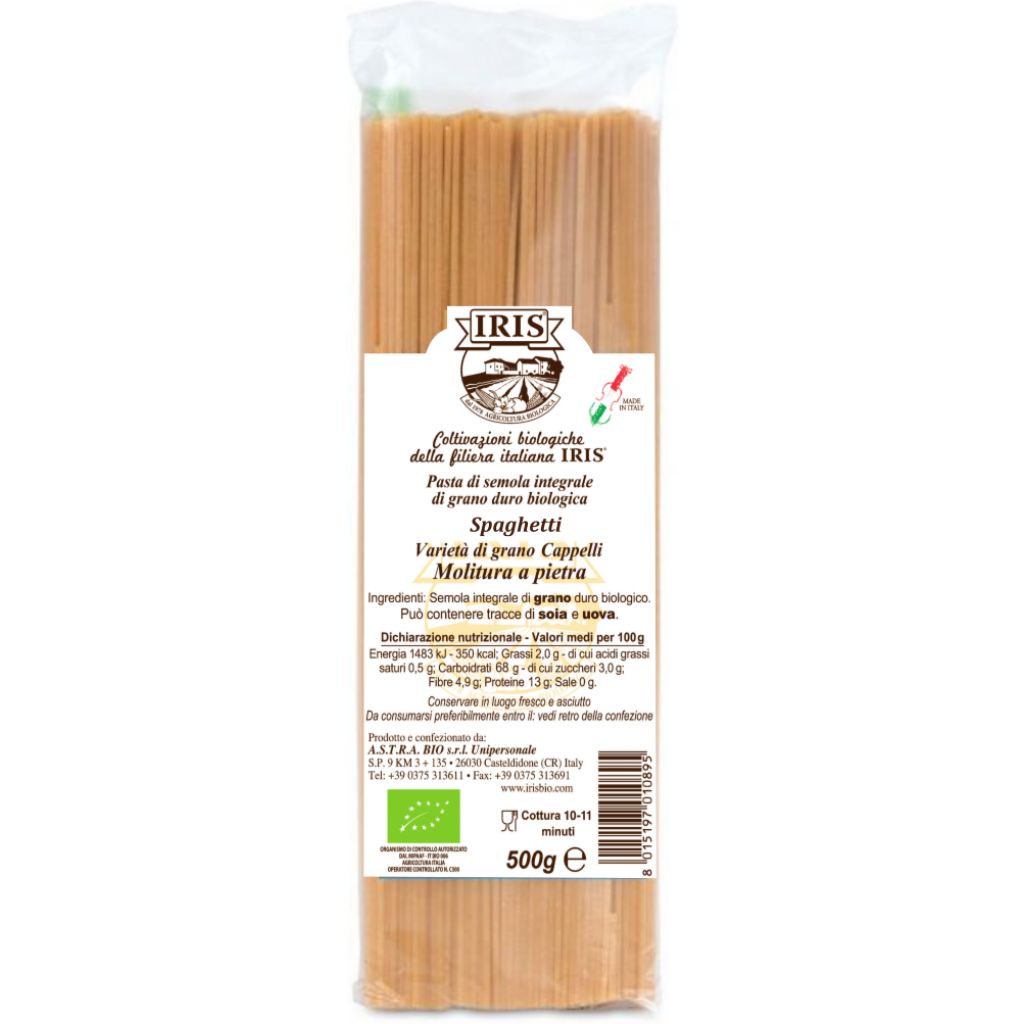 Whole wheat semolina spaghetti Cappelli 500g