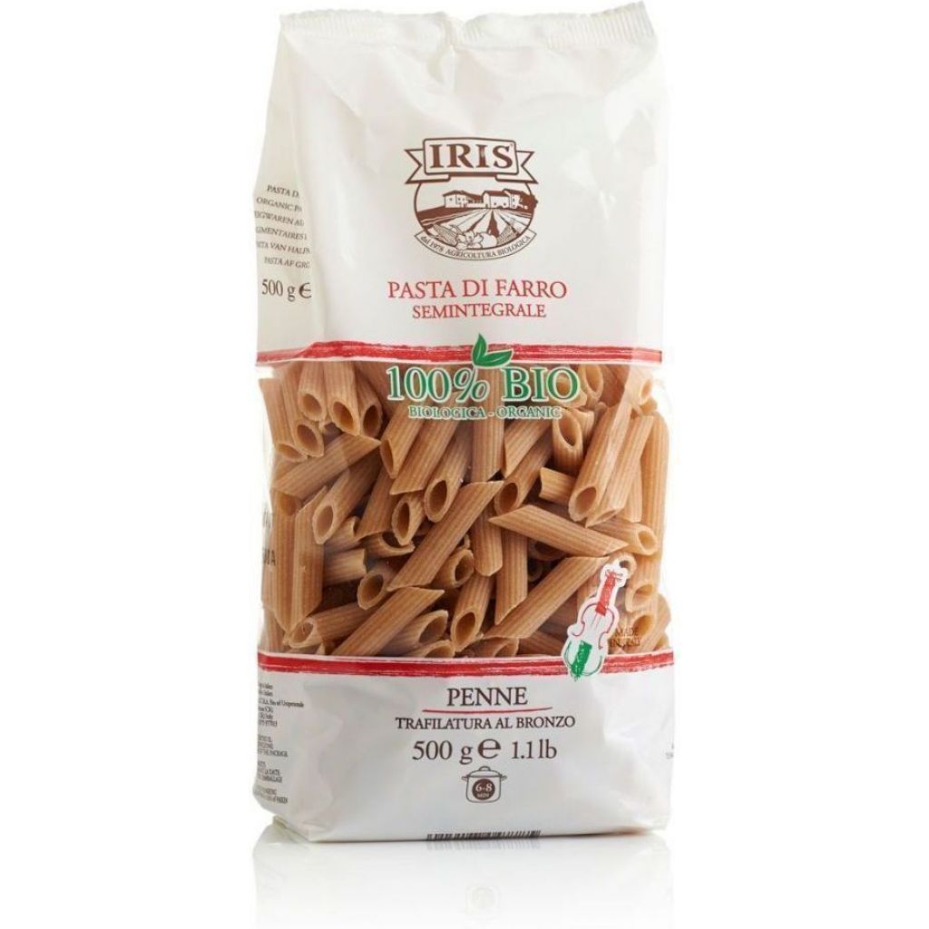 Semi-wholemeal spelled penne bio IRIS 500g