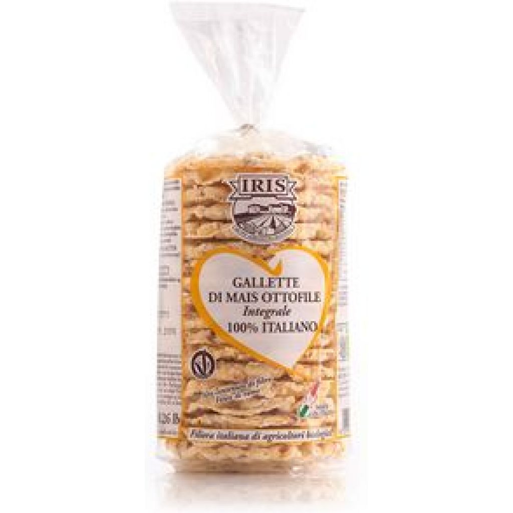 Organic corn cakes IRIS 120g corn 8 rows