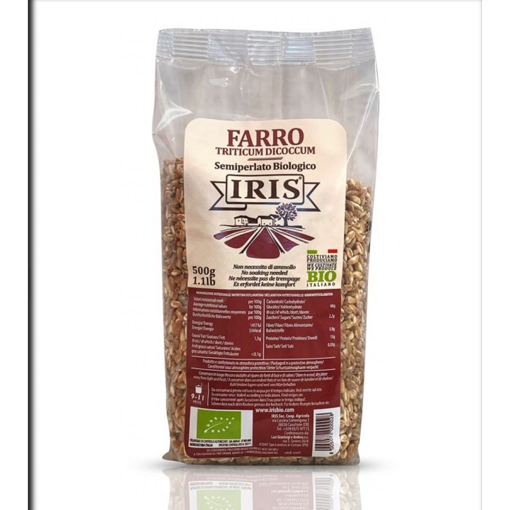 Organic semi-pearled spelled IRIS 500g