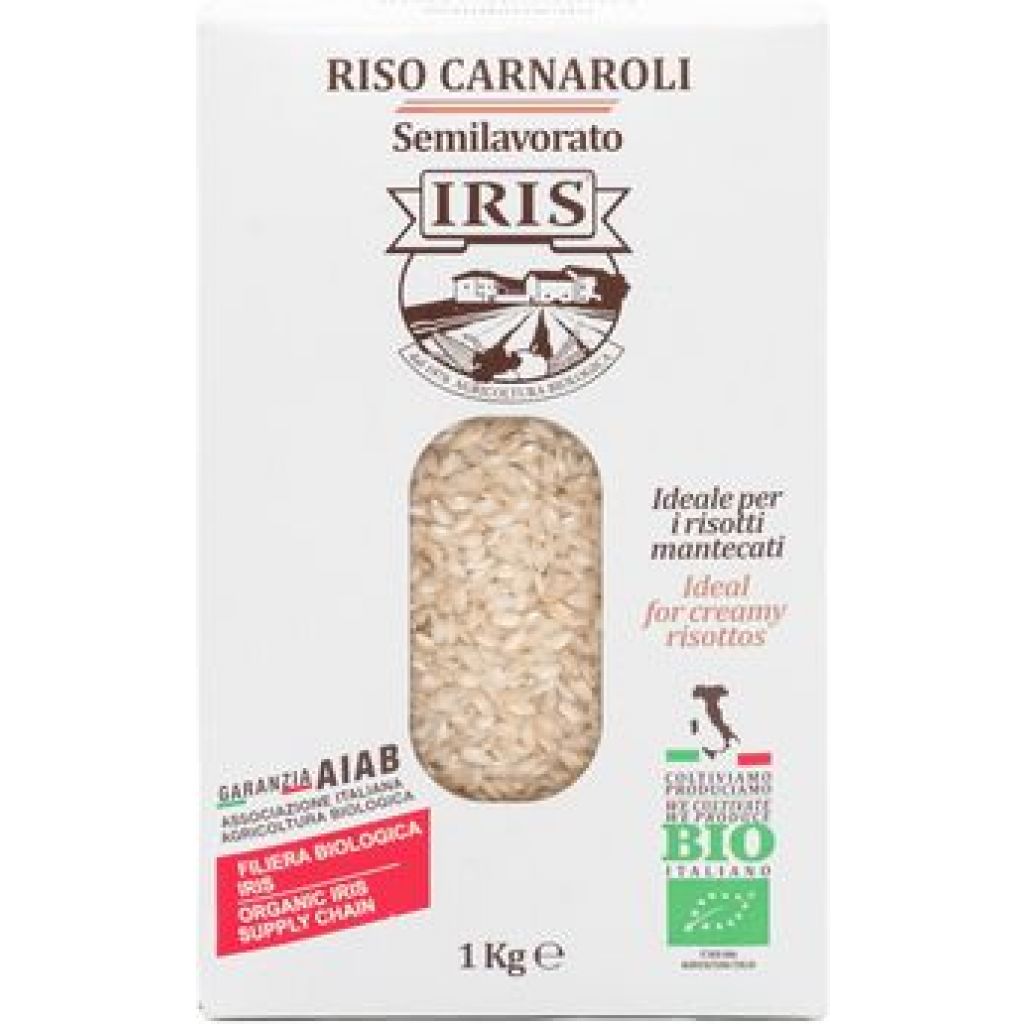 Riso Carnaroli semintegrale Bio IRIS 1 Kg.