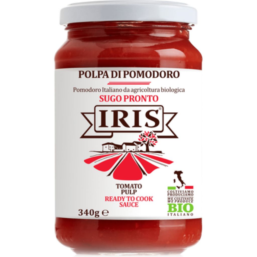 Organic simple tomato pulp IRIS 340 g