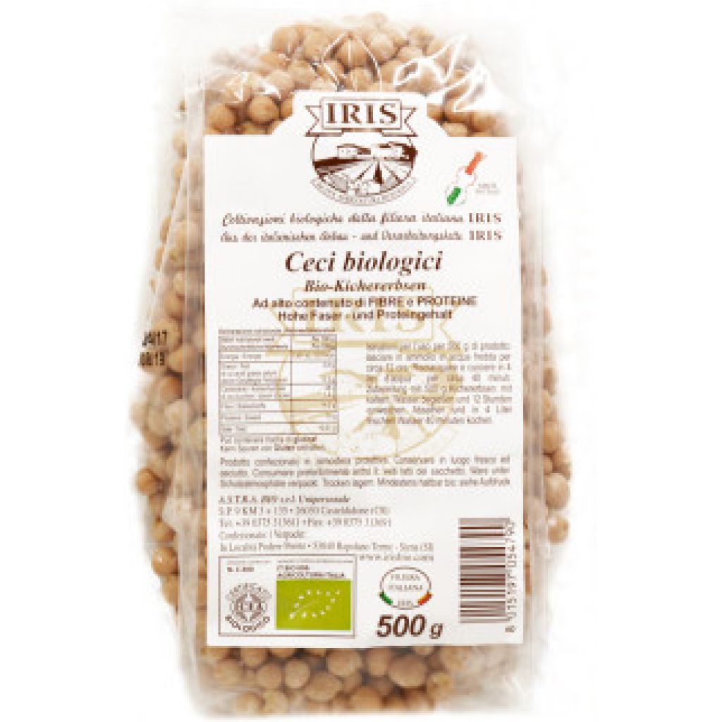 Organic chickpeas IRIS 500g