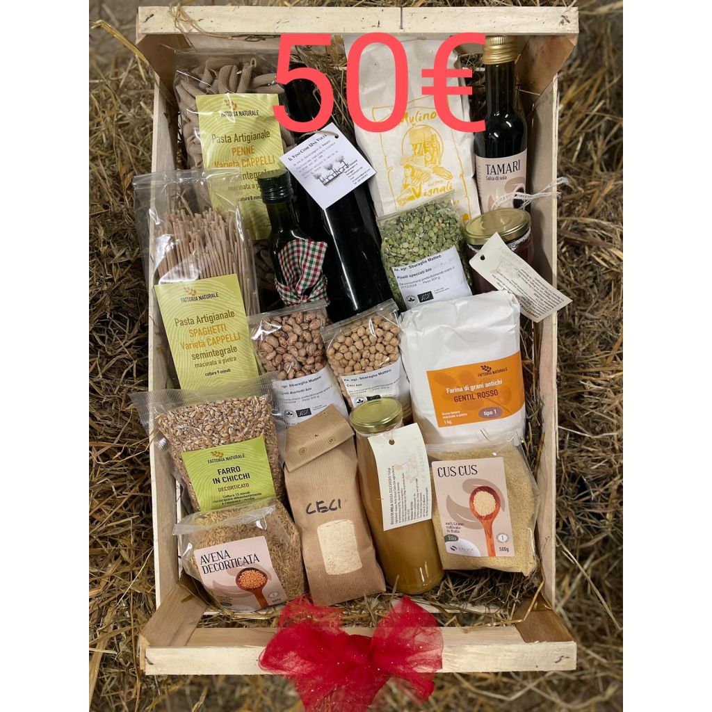 CESTO NATALIZIO con prodotti del territorio - taglia L