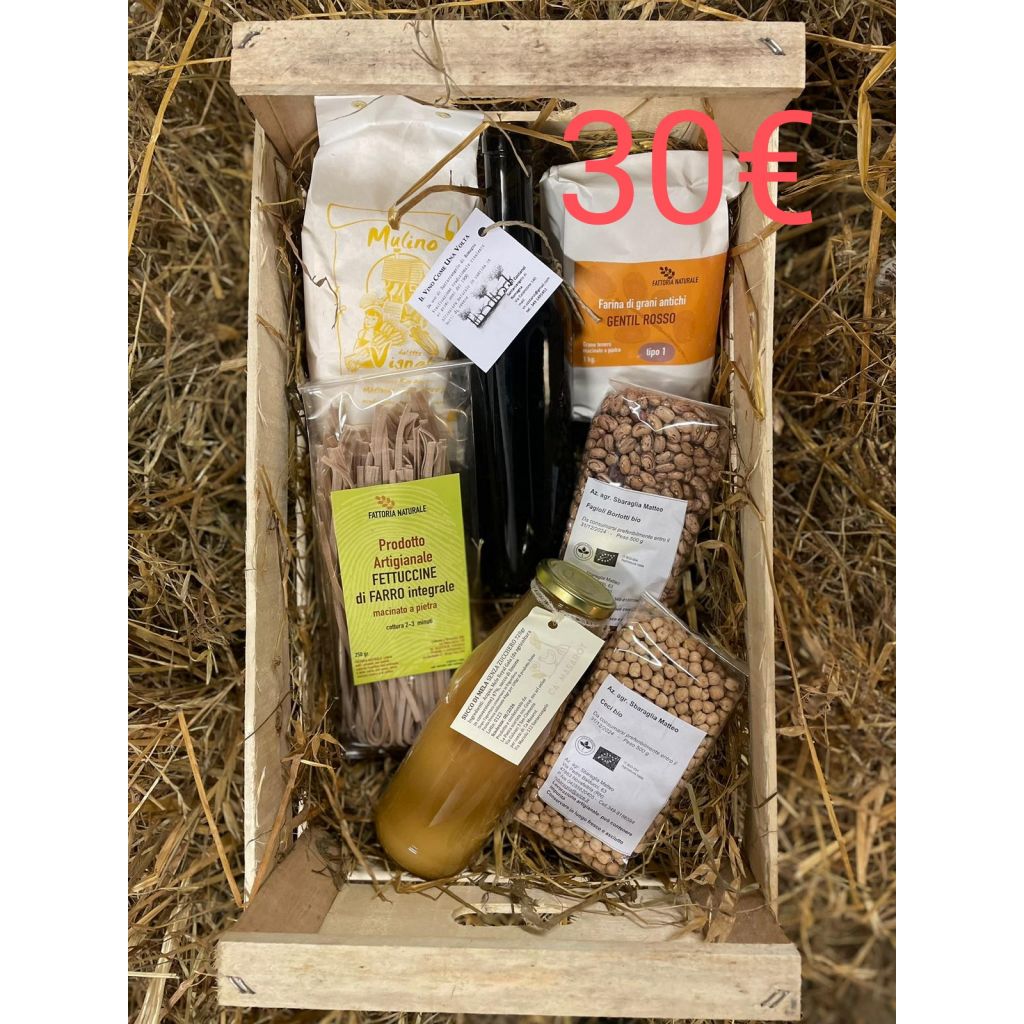 CESTO NATALIZIO con prodotti del territorio - taglia M