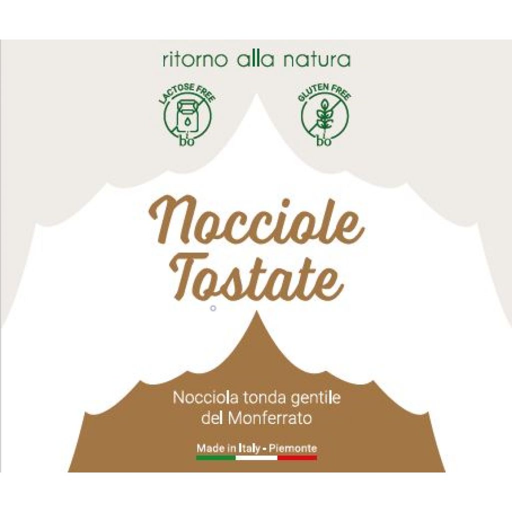 Nocciola Piemonte tostata sacchetto sottovuoto 500 gr